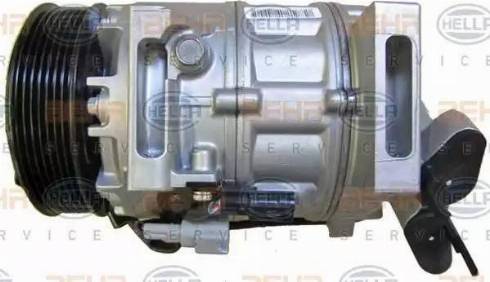 HELLA 8FK 351 003-301 - Compressor, air conditioning autospares.lv