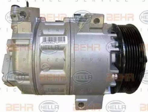 HELLA 8FK 351 003-301 - Compressor, air conditioning autospares.lv