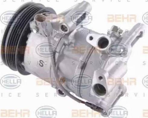 HELLA 8FK 351 002-401 - Compressor, air conditioning autospares.lv