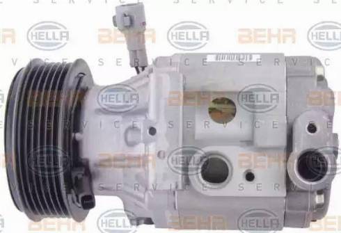 HELLA 8FK 351 002-381 - Compressor, air conditioning autospares.lv