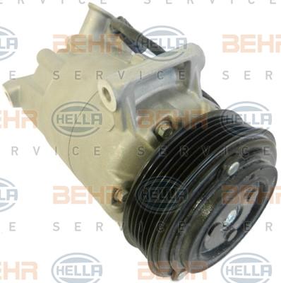 HELLA 8FK 351 002-781 - Compressor, air conditioning autospares.lv