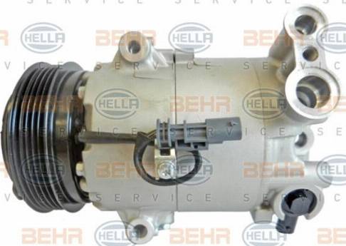 HELLA 8FK 351 002-771 - Compressor, air conditioning autospares.lv