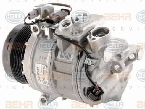 HELLA 8FK 351 007-081 - Compressor, air conditioning autospares.lv