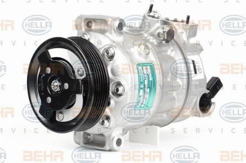 HELLA 8FK 351 007-031 - Compressor, air conditioning autospares.lv