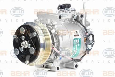 HELLA 8FK 351 007-071 - Compressor, air conditioning autospares.lv