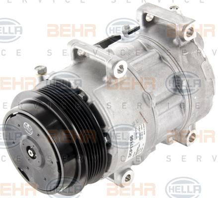 HELLA 8FK 351 007-101 - Compressor, air conditioning autospares.lv