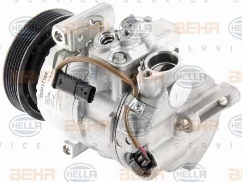 HELLA 8FK 351 007-181 - Compressor, air conditioning autospares.lv