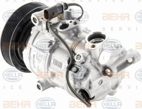 HELLA 8FK 351 007-131 - Compressor, air conditioning autospares.lv