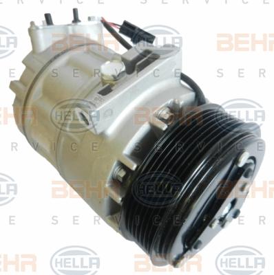 HELLA 8FK 351 007-831 - Compressor, air conditioning autospares.lv