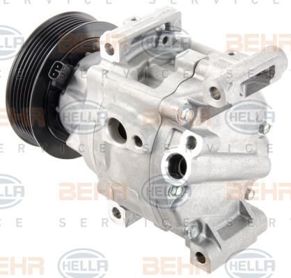 HELLA 8FK 351 007-261 - Compressor, air conditioning autospares.lv