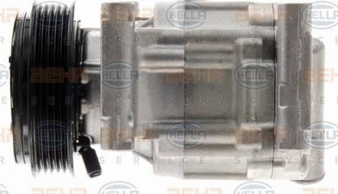 HELLA 8FK 351 007-201 - Compressor, air conditioning autospares.lv