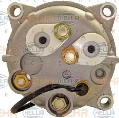 HELLA 8FK 351 109-561 - Compressor, air conditioning autospares.lv