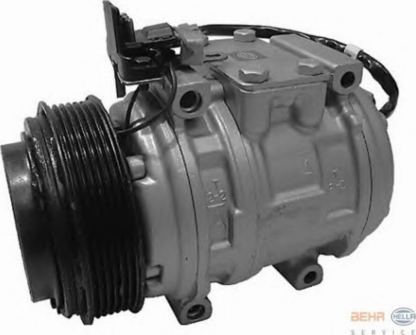 HELLA 8FK 351 109-501 - Compressor, air conditioning autospares.lv