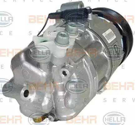 HELLA 8FK 351 109-871 - Compressor, air conditioning autospares.lv