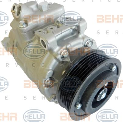 HELLA 8FK 351 105-941 - Compressor, air conditioning autospares.lv