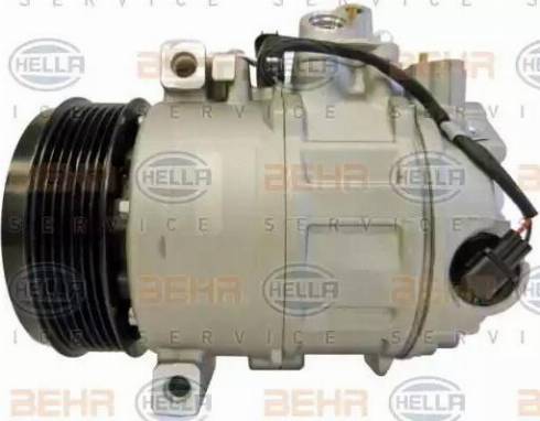 HELLA 8FK 351 105-651 - Compressor, air conditioning autospares.lv