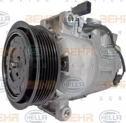 HELLA 8FK 351 105-661 - Compressor, air conditioning autospares.lv