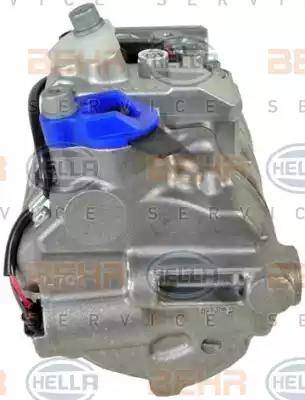 HELLA 8FK 351 105-071 - Compressor, air conditioning autospares.lv