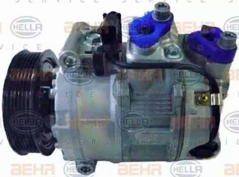 HELLA 8FK 351 105-111 - Compressor, air conditioning autospares.lv