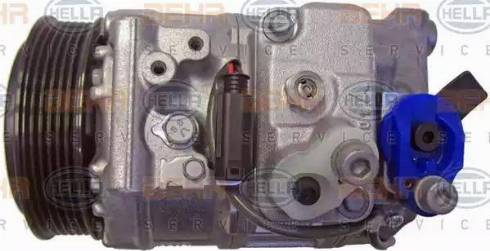 HELLA 8FK 351 105-381 - Compressor, air conditioning autospares.lv