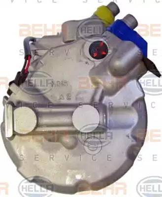 HELLA 8FK 351 105-281 - Compressor, air conditioning autospares.lv