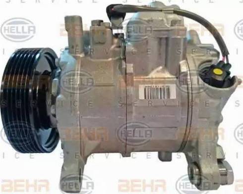 HELLA 8FK 351 105-721 - Compressor, air conditioning autospares.lv