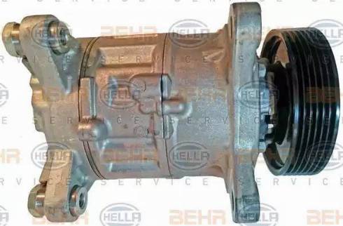 HELLA 8FK 351 105-721 - Compressor, air conditioning autospares.lv