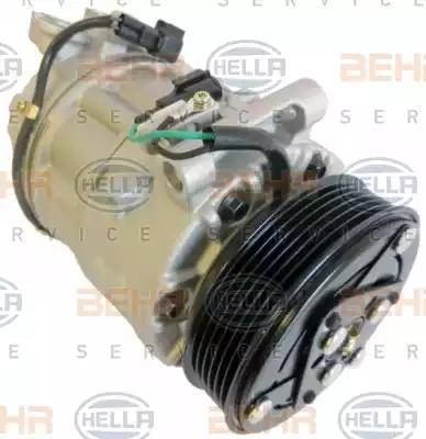 HELLA 8FK 351 106-941 - Compressor, air conditioning autospares.lv