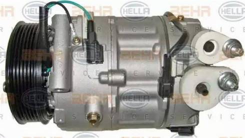 HELLA 8FK 351 106-941 - Compressor, air conditioning autospares.lv