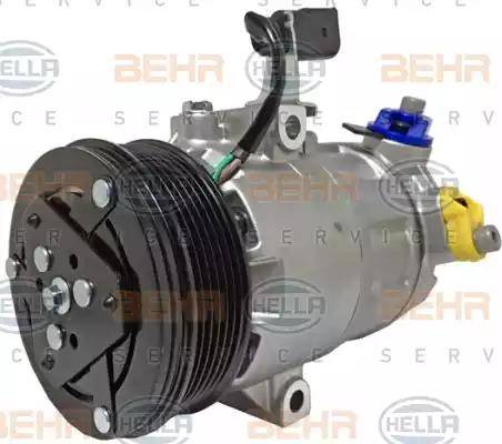 HELLA 8FK 351 106-911 - Compressor, air conditioning autospares.lv