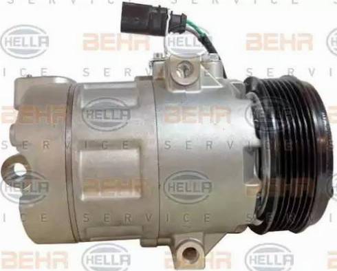 HELLA 8FK 351 106-911 - Compressor, air conditioning autospares.lv