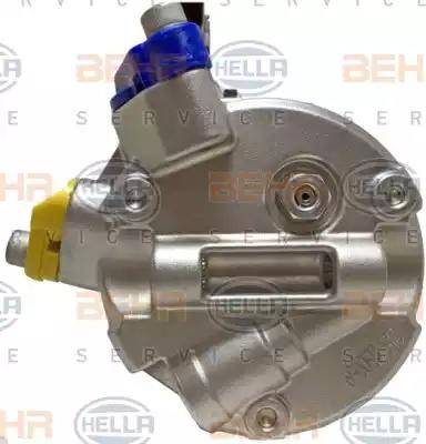 HELLA 8FK 351 106-911 - Compressor, air conditioning autospares.lv