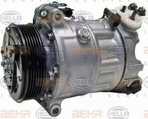 HELLA 8FK 351 106-441 - Compressor, air conditioning autospares.lv