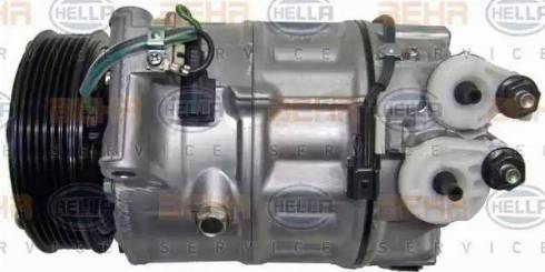 HELLA 8FK 351 106-441 - Compressor, air conditioning autospares.lv