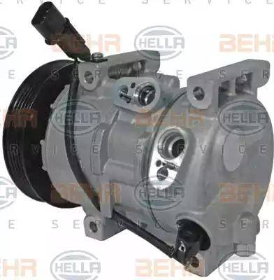 HELLA 8FK 351 106-341 - Compressor, air conditioning autospares.lv