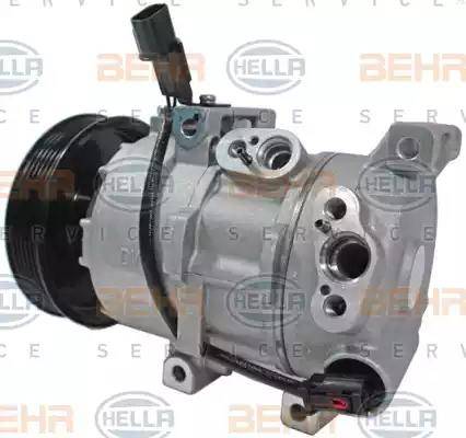 HELLA 8FK 351 106-301 - Compressor, air conditioning autospares.lv