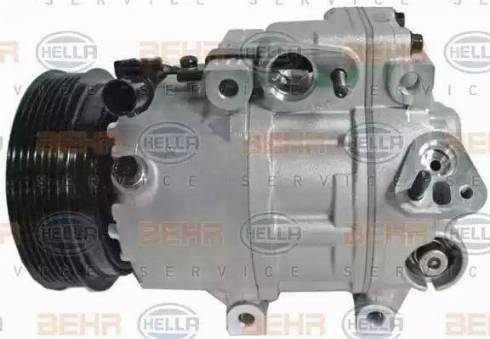 HELLA 8FK 351 106-231 - Compressor, air conditioning autospares.lv