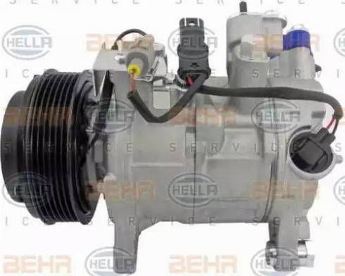 HELLA 8FK 351 100-601 - Compressor, air conditioning autospares.lv