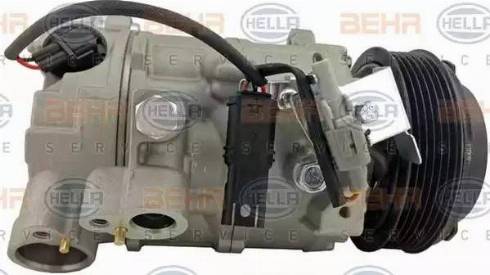 HELLA 8FK 351 100-601 - Compressor, air conditioning autospares.lv