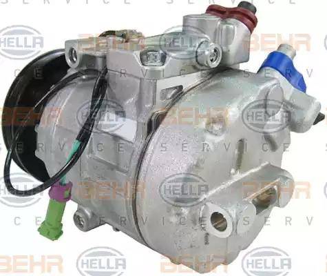 HELLA 8FK 351 108-071 - Compressor, air conditioning autospares.lv