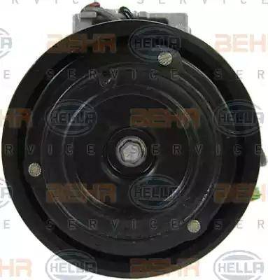 HELLA 8FK 351 108-071 - Compressor, air conditioning autospares.lv