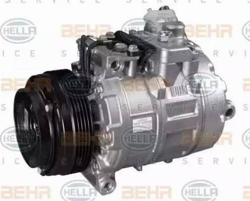 HELLA 8FK 351 108-151 - Compressor, air conditioning autospares.lv