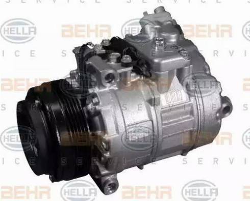 HELLA 8FK 351 108-161 - Compressor, air conditioning autospares.lv