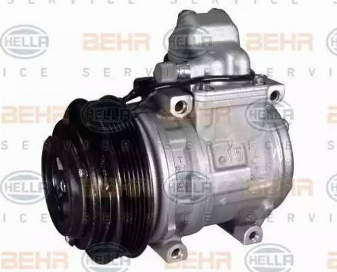 HELLA 8FK 351 108-291 - Compressor, air conditioning autospares.lv