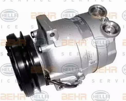 HELLA 8FK 351 102-121 - Compressor, air conditioning autospares.lv