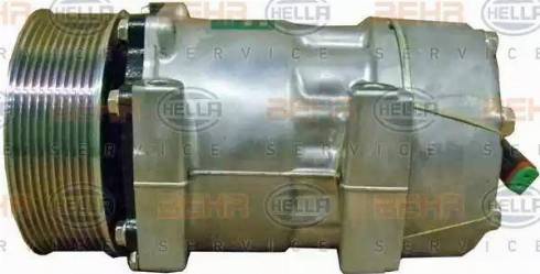 HELLA 8FK 351 119-381 - Compressor, air conditioning autospares.lv