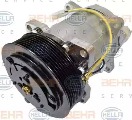 HELLA 8FK 351 119-771 - Compressor, air conditioning autospares.lv