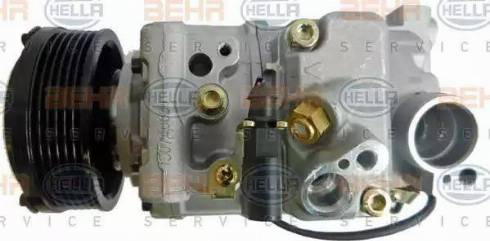 HELLA 8FK 351 114-961 - Compressor, air conditioning autospares.lv