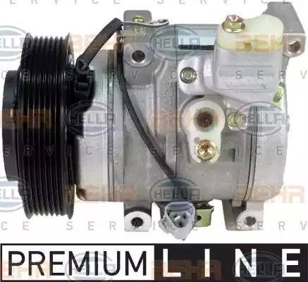 HELLA 8FK 351 114-411 - Compressor, air conditioning autospares.lv