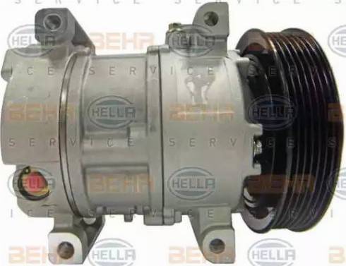 HELLA 8FK 351 114-551 - Compressor, air conditioning autospares.lv